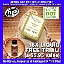NaturOli Soap Nuts - 1/4 lb. (40 loads!) - Premium, hand-sort, "SELECT" grade. 100% CHEMICAL-FREE. Fresh, Wild-harvested. - Rated "Best" Eco-friendly Natural Laundry Detergent. Green Dot Award Winning! + FREE Extreme 18X Liquid Super-concentrate Trial Size (12 loads) - A $5.95 Value!