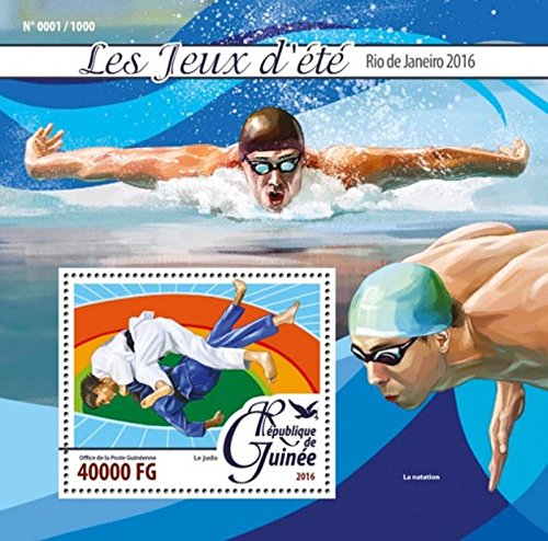 Guinea - 2016 Rio Summer Olympics - Stamp Souvenir Sheet - GU16123b