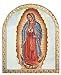 Our Lady of Guadalupe Plaque, 9.5" x 7.5" - MADE IN ITALY