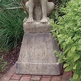Stone Statue Plinth - Bevelled Column Pedestal