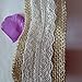 2M Natural Jute Burlap Ribbon with Lace for Craft Rustic Wedding Belt Strap Craft Jute Hessian