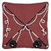 Chandler 4Corners 100% New Zealand Hooked Crossed Fly Fishing Rods Pillow 18 x 18