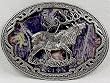 Mossy Oak Elk Hunting Enamel Pewter Buckle ,Sport Buckle