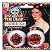 Forum Novelties Day of The Dead Rose Earrings Adult Accessory