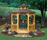 San Marino 10' Round Gazebo with Floor