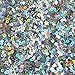 3mm Sequins Flat Round Bright Silver Lazersheen Reflective Metallic. Made in USA