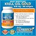 NKO Neptune Krill Oil Gold, 500mg, 60 Softgels (100% Pure NKO Neptune Krill Oil with Astaxanthin) #1 in Omega 3 Krill Oil Supplements