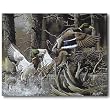 Nostalgic Ducks Unlimited Tin Sign : Beaver Pond
