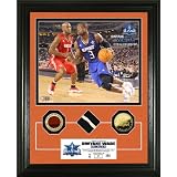 Highland Mint Dwyane Wade 24K Photo Mint w/Game Used Piece of 2010 All-Star Game Basketball and Net
