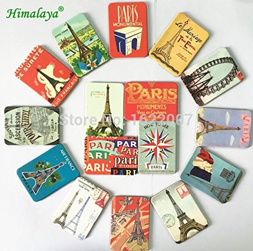 24 pcs/lot Fast Ship Eiffel Tower Fridge magnet French Paris decorative refrigerator Sticker