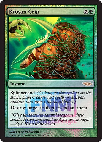 Magic: the Gathering - Krosan Grip - FNM 2010 - FNM Promos - Foil