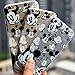 For iPhone 5C Case - Disney Mickey Mouse Faces Soft TPU Black/Clear Transparent Rubber Silicone ULTRA THIN Slim Fitting Skin Cover (Apple iPhone 5C only)