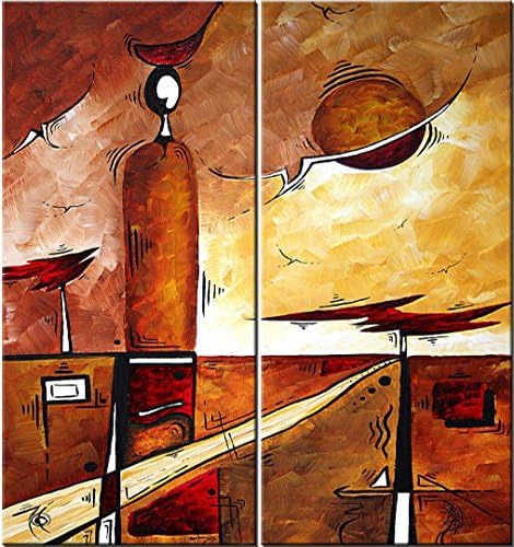 Phoenix Decor-African Flame-Modern Canvas Wall Art,Landscape Oil Paintings on Canvas for Home Decoration