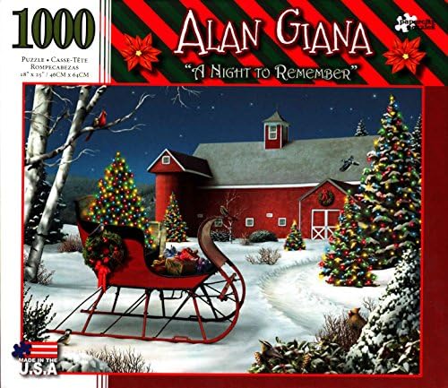 Alan Giana "A Night to Remember" 1000 Piece Holiday Puzzle