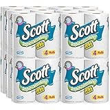 Scott Rapid Dissolve Bath Tissue, 4 Count (Pack of 12)