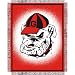 Georgia Bulldogs NCAA Triple Woven Jacquard Throw (019 Focus) (48x60")"