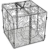 Black Metal Wedding Gift Box Card Holder Beautiful Wedding Reception Piece!!