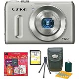 Canon 5245B001-4-KIT Powershot S100 W/dc-115r Start Kit 4gb Sd Card Arts & Craft Software