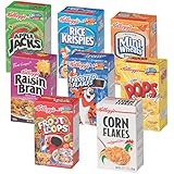Kellogg's Cereal Variety Pack, Single Serve Boxes (Pack of 72)