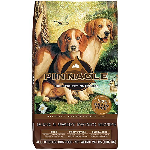 Pinnacle Grain Free Duck and Sweet Potato Formula Dog Food, 24 lb. by Breeder's Choice