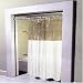 Extra Heavy VINYL Shower Curtain Anti-Bacterial - with Clear Top