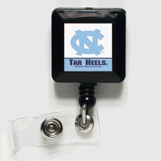 North Carolina Tar Heels Retractable Badge Holder 2 Pack