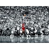 Michael Jordan Last Shot 24x36 Poster Chicago Bulls