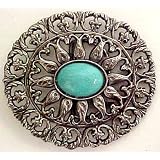 Fancy Open Work Turquoise Look Belt Buckle Western by Coolstuff4U