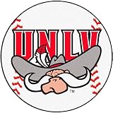 Fanmats UNLV Runnin Rebels Baseball-Shaped Mat