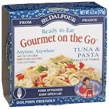 St. Dalfour Gourmet On The Go, Ready to Eat  Tuna & Pasta, 6.2-Ounce Tins (Pack of 6)