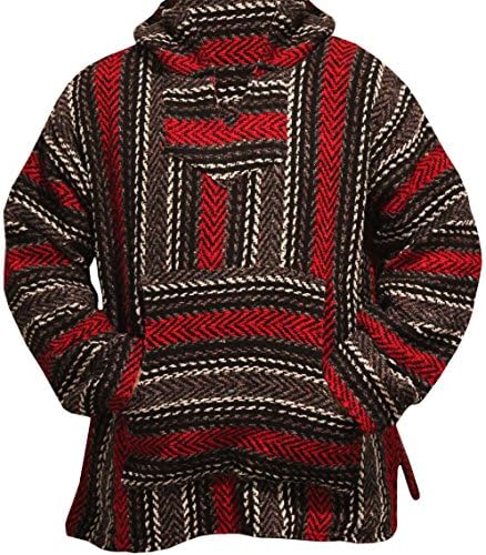 Deluxe Baja- Original Mexican Baja Hoodie (Red, Charcoal, White) Unisex