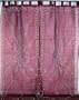 2 Burgundy Indian Designer Window Sari Tab Curtains