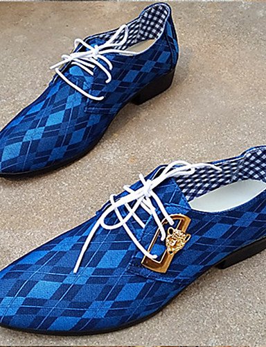 richelieu femme bleu marine