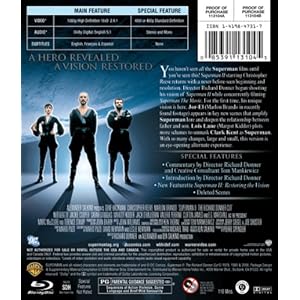 Superman 2: The Richard Donner Cut [Blu-ray] [Import anglais]