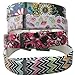 4PC&SMT the Latest Design Style Fitbit Flex Wristband Wrist Band Bracelet with Clasp Replacement Accessory for Fitbit Flex Activity and Sleep Tracker Large Size