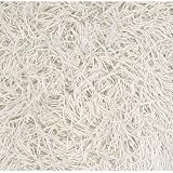 Remy Noodle White Shag Square Rug Size: Square 2'