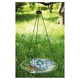 Delicate Bouquet Hanging Birdbath
