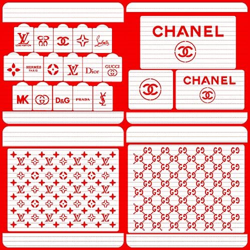 Lot Designer Stencils for Cakes and All Purposes 21 pcs