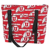 University of Utah Utes Logo Tote Bag Cotton with WATERPROOF LINING UNDERSIDE