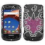 Trapped Heart Diamante Protector Cover for SAMSUNG D700 (Epic 4G)