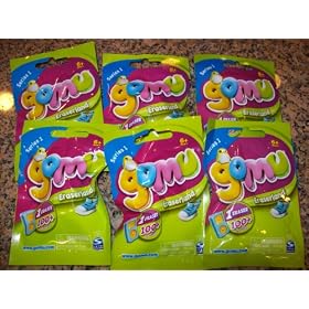 6 Individual Packs of GOMU Erasers