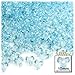The Crafts Outlet 1,000 Plastic Transparent Tribeads 10mm Light Blue Beads