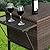 Giantex Portable Rattan Cooler Cart Trolley Outdoor Patio Pool Party Ice Drinks Brown
