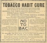 61y6tH1n5hL. SL160  1892 Ad Sterling Remedy No To Bac Quit Smoking Medication Mineral Springs Ind.   Original Print Ad