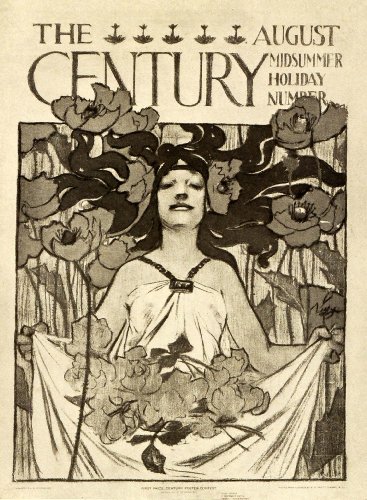 1913 Print J.C. Leyendecker Mini Poster Century Magazine Design Art Nouveau - Original Mini Poster
