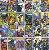 15 New Super Hero Comic Books including Spiderman, Batman, Superman, etc. All Bagged & Carded in NrMint Condition.