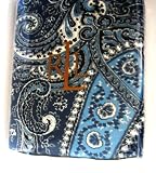 Lauren Ralph Lauren Tablecloth~ Bridgette Paisley Indigo 60