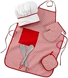 KidKraft Tasty Treats Chef Accessory Set - Red