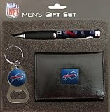 Buffalo Bills Tri-Fold Wallet with Pen & Keychain Gift Set
