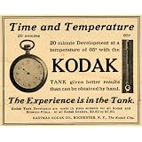 Buy 1907 Ad Eastman Kodak Tank Developers Films Thermometer - Original Print Ad by Period Paper